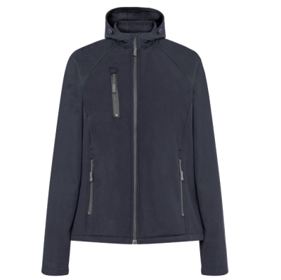 Women softshell jacket with hood